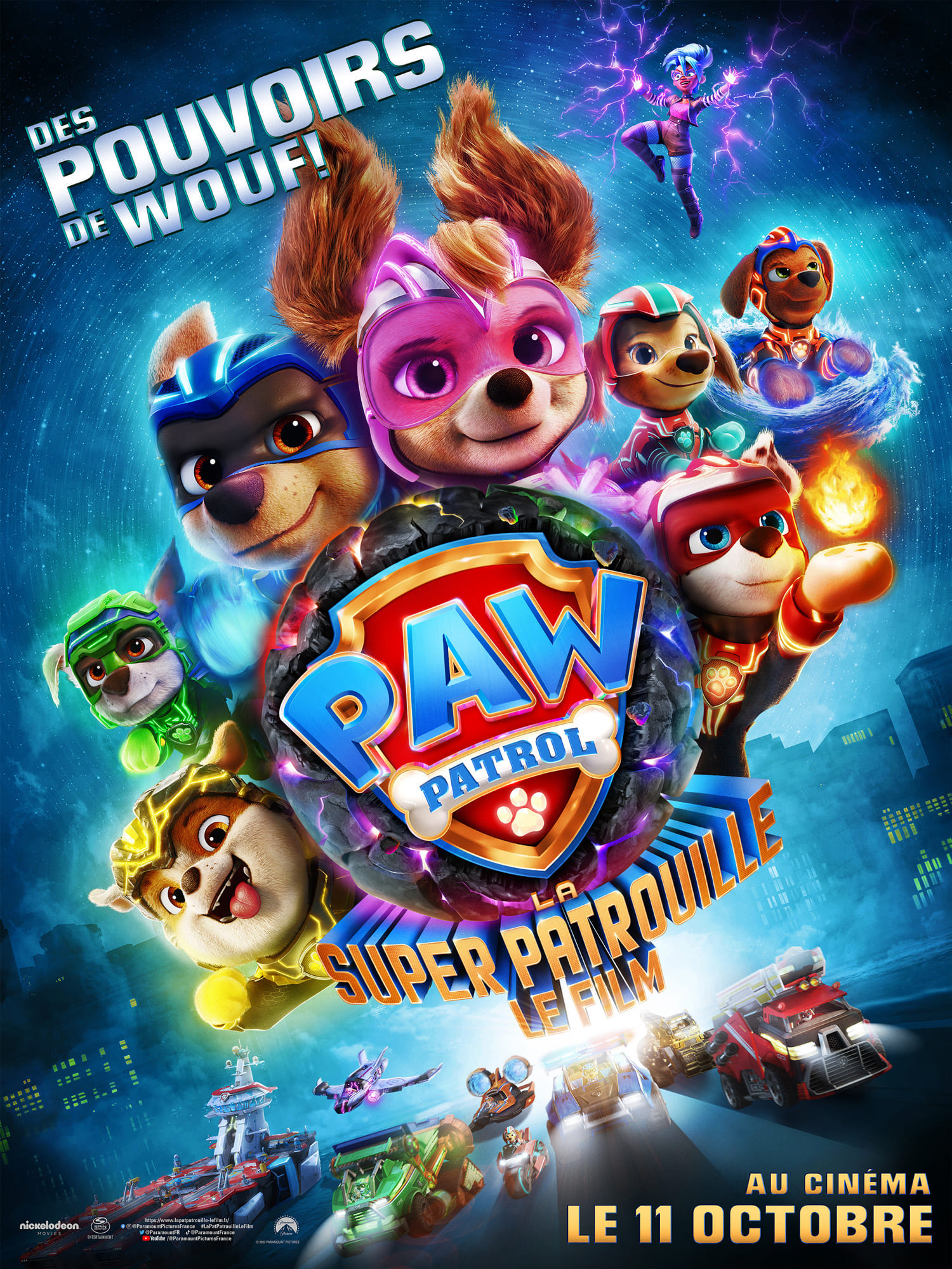 PAW PATROL - LA PAT' PATROUILLE: LE SUPER FILM, Site web officiel